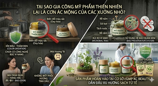 Gia công mỹ phẩm thiên nhiên