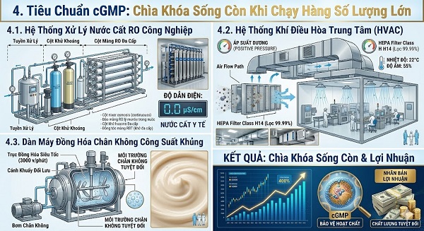 Gia Công Mỹ Phẩm Số Lượng Lớn Nhân Bản Lợi Nhuận 