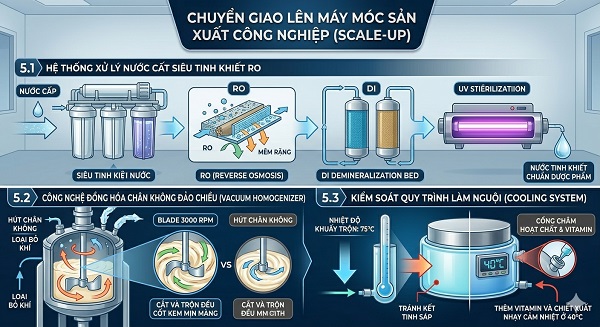 gia công kem dưỡng da