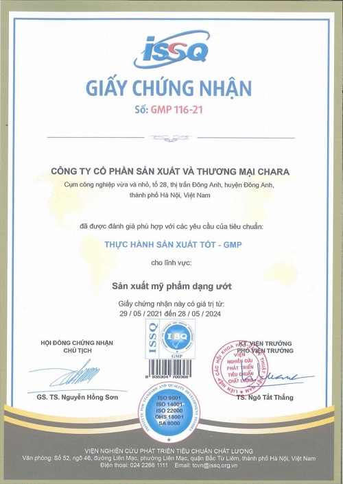 Giấy phép gia công mỹ phẩm