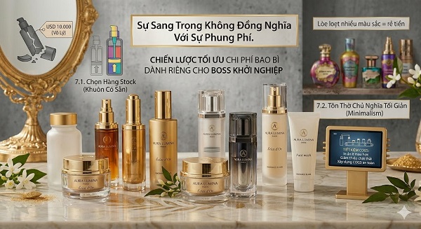 Gia công chai lọ mỹ phẩm