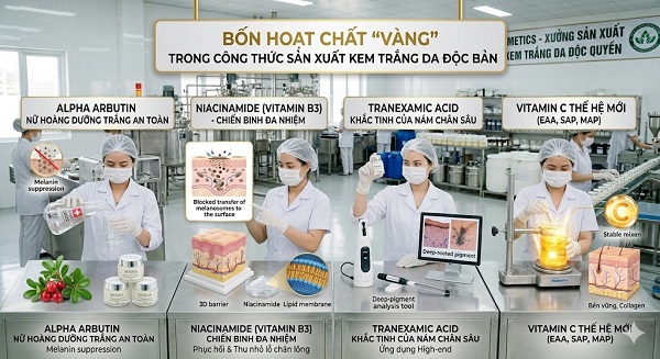 Sản Xuất Mỹ Phẩm Kem Trắng Da