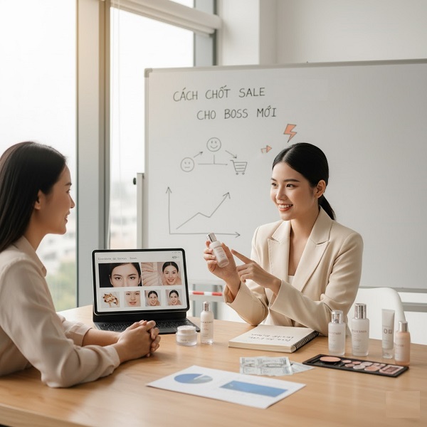 Cách Chốt Sale Hiệu Quả Cho Boss Mới Kinh Doanh Mỹ Phẩm