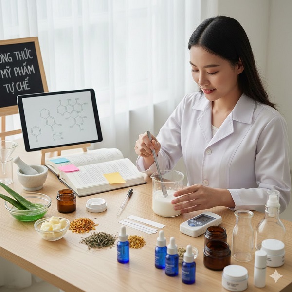 Học cách làm mỹ phẩm