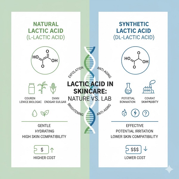 Acid lactic tự nhiên và nhân tạo