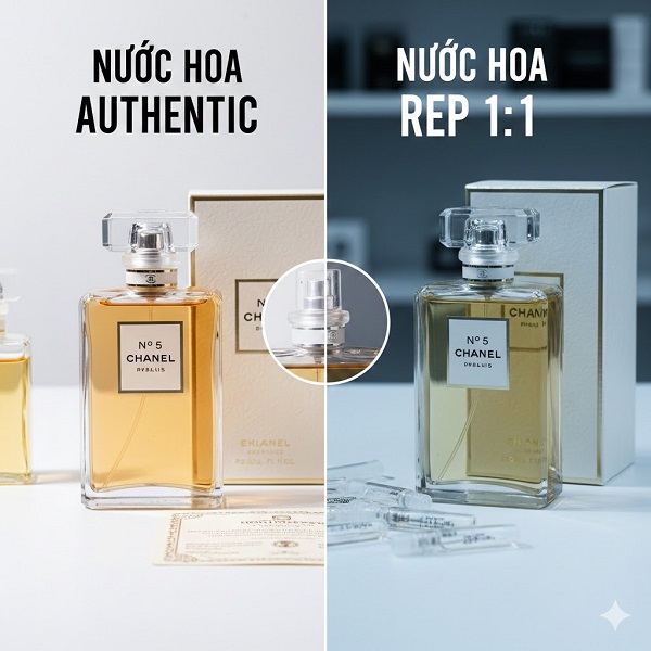 Nước hoa hàng rep 1:1 là gì? Có nên mua không?