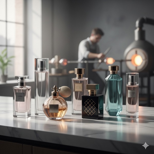 Gia công chai lọ nước hoa thủy tinh