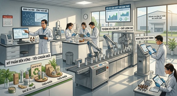 Báo cáo ngành gia công mỹ phẩm Việt Nam năm 2026