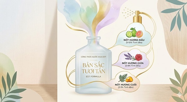 Công thức nước hoa EDT chuẩn trong ngành nước hoa