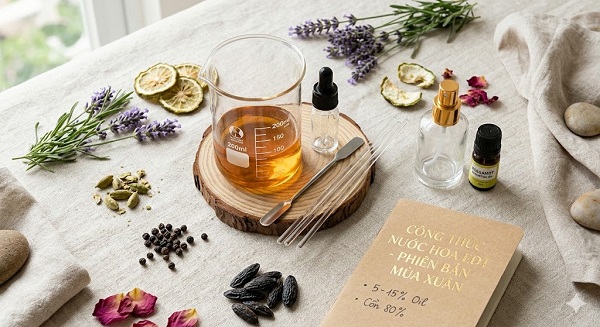 Công thức nước hoa EDT chuẩn trong ngành nước hoa