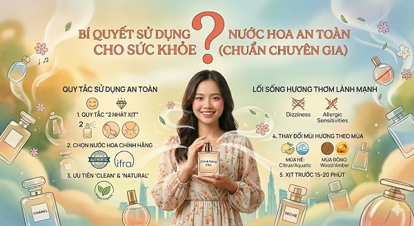 ngửi nước hoa nhiều có sao không
