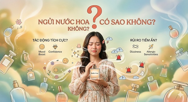 ngửi nước hoa nhiều có sao không