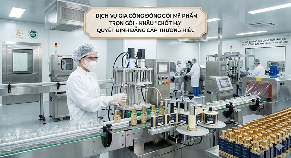 Gia Công Đóng Gói Mỹ Phẩm
