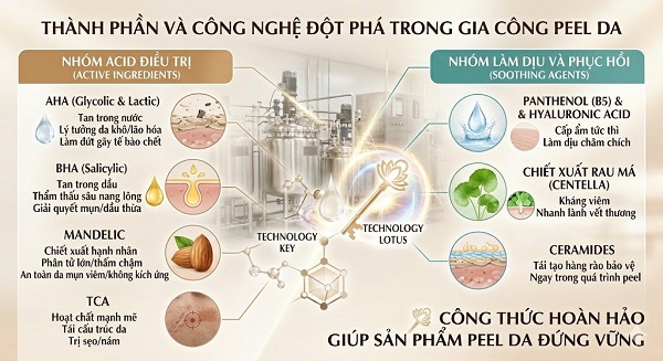gia công sản phẩm peel da