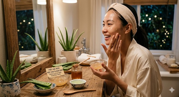 Bí kíp tự làm mặt nạ ngủ tại nhà cho làn da căng mọng, rạng rỡ