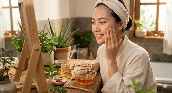 Bí kíp tự làm mặt nạ ngủ tại nhà cho làn da căng mọng, rạng rỡ