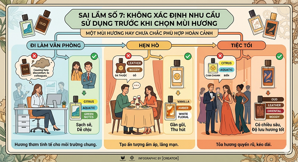Cách thử nước hoa đúng
