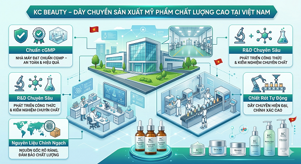 Công Ty Sản Xuất Mỹ Phẩm Tại Việt Nam