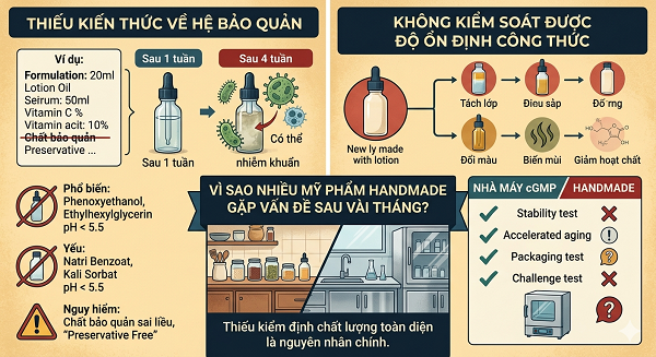 Mỹ phẩm handmade có được bán không?