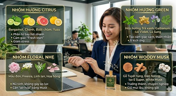 nước hoa công sở