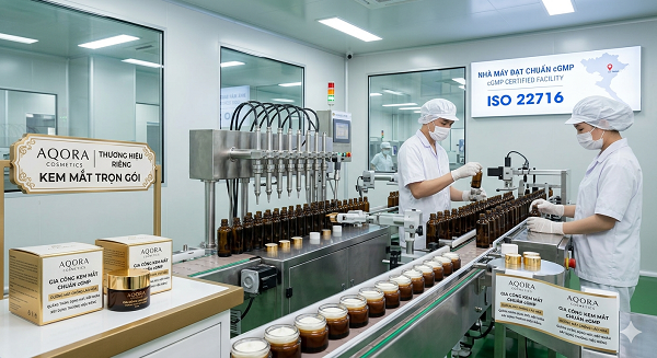 Gia công kem mắt
