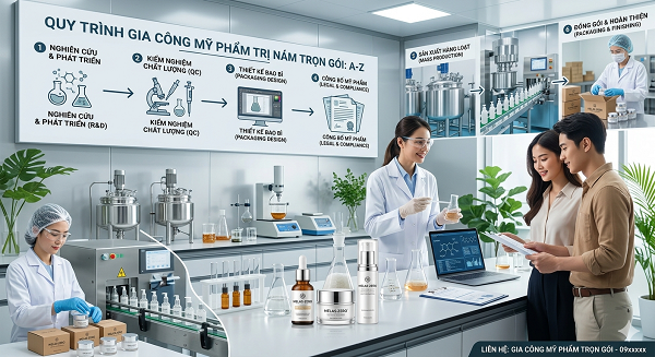Gia công mỹ phẩm trị nám