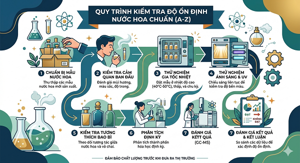 Kiểm Tra Độ Ổn Định Nước Hoa
